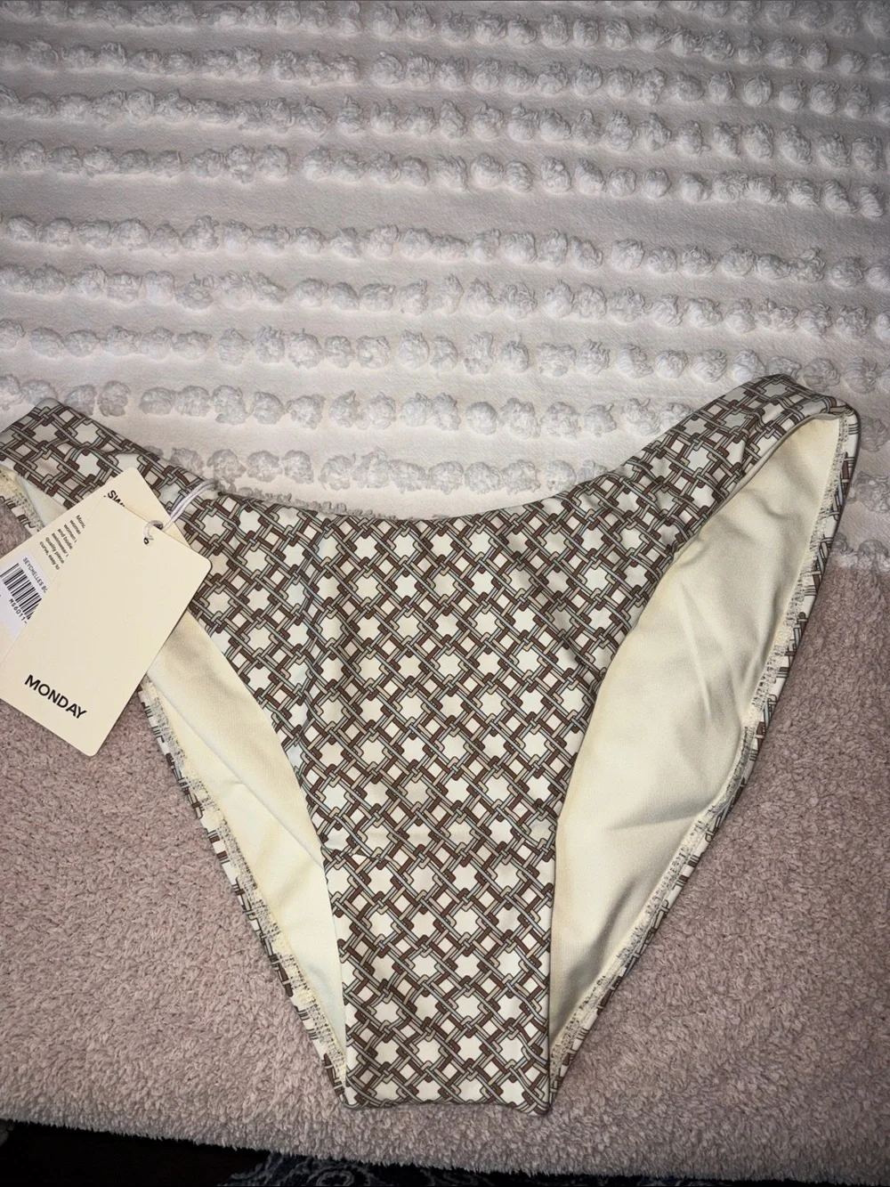 Monday Swimwear Seychelles Bottom - Tile Geo